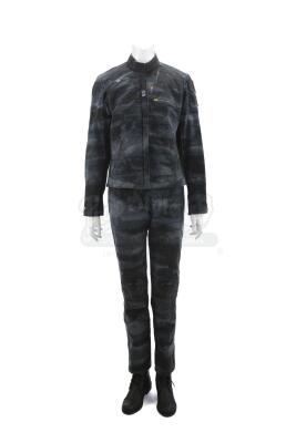 Lot # 279 - The Divergent Series: Allegiant (2016): Christina's Stunt Gray Fringe Mission Uniform