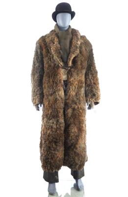 Lot # 13: THE BALLAD OF BUSTER SCRUGGS - Impressario's (Liam Neeson) Traveler's Costume