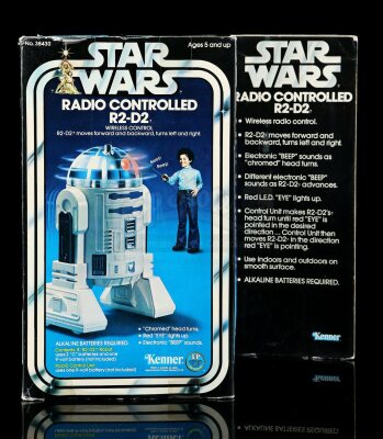 Lot # 1: Radio-Controlled R2-D2 8" Figure - Sealed [Kazanjian Collection]