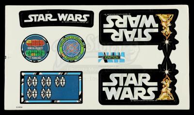 Lot # 6: Star Wars X-Wing Aces Sticker Sheet - Unused