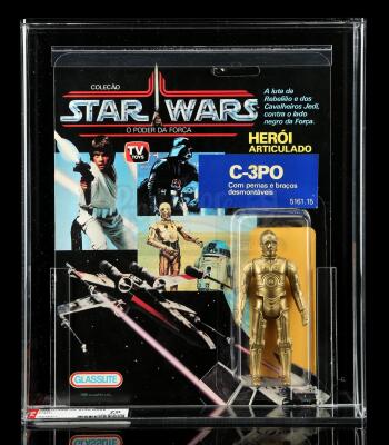 Lot # 49: Brazilian C-3PO POTF AFA 70