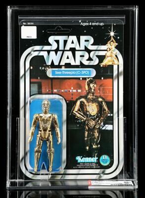 Lot # 51: Japanese C-3PO (Takara Head Variant) SW12C AFA 80+