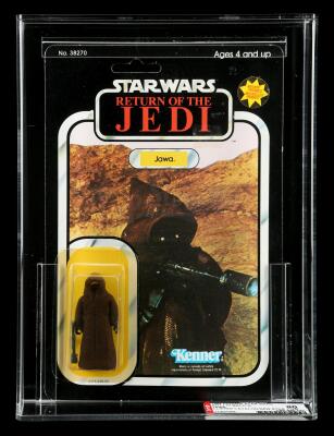 Lot # 59: Dutch Jawa (with Front and Back Sticker) ROTJ77A AFA 80Y