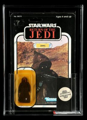 Lot # 60: Dutch Jawa (Wrap-Around Sticker) ROTJ77A AFA 80Y