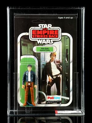 Lot # 62: UK Han Solo (Bespin Outfit) ESB41 AFA 80