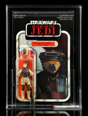 Lot # 65: UK Princess Leia Organa (Boushh Disguise) ROTJ65A AFA 80Y