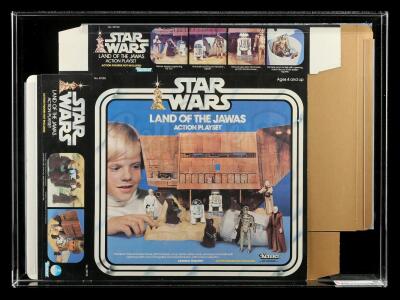 Lot # 110: Land of the Jawas Action Playset Box Flat CAS 90