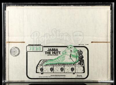 Lot # 147: Jabba The Hutt Action Playset Line Art Box CAS 75