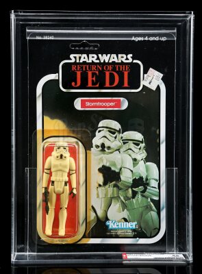 Lot # 228: Stormtrooper ROTJ77A AFA 85Y