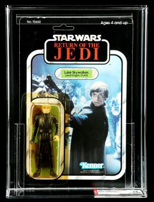 Lot # 233: Luke Skywalker (Jedi Knight Outfit) ROTJ77A AFA 75Y