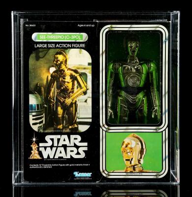 Lot # 291: C-3PO Large Size Figure AFA 85