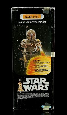 Lot # 298: Boba Fett Large Size Action Figure (with Catalog Label) - Sealed [Kazanjian Collection]