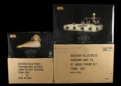 Lot # 332: Jabba the Hutt and Jabba's Throne Room 1:6 Scale Set - Unused