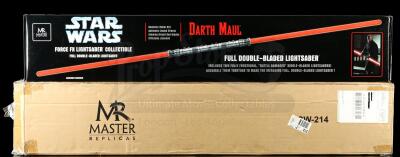 Lot # 358: Darth Maul Double-Bladed Force FX Lightsaber - Sealed