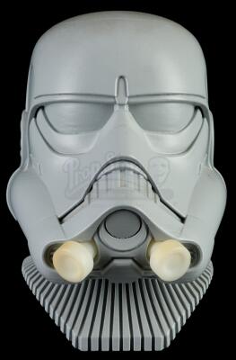 Lot # 370: Ralph McQuarrie Collection Stormtrooper Concept Helmet - Unproduced Prototype