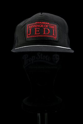 Lot # 401: Black Revenge of the Jedi Crew Hat [Kazanjian Collection]