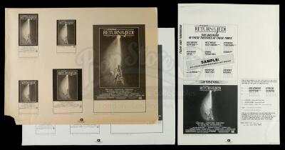 Lot # 415: ROTJ Newspaper Promo Proofs [Kazanjian Collection]