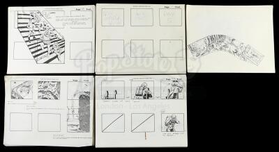 Lot # 472: Five G.I. Joe Storyboards and Layouts