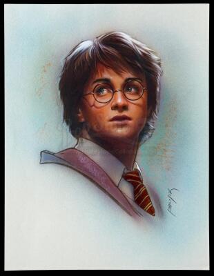 Lot # 478: Harry Potter Promo Concept Illustration