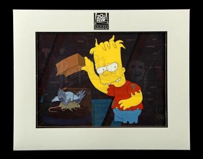 Lot # 503: The Simpsons: Tree House of Horror VII Hand-Painted Animation Cel