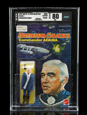 Lot # 553: Commander Adama Series 1 AFA 80