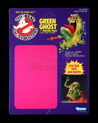 Lot # 608: Green Ghost with Proton Pack Proof Card