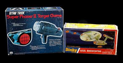 Lot # 626: Diecast U.S.S. Enterprise and Super Phaser II Target Game