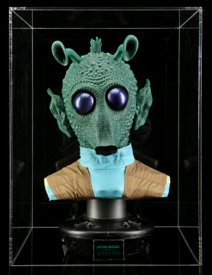 Lot # 330: Full-Size Greedo Replica Bust with Original Box