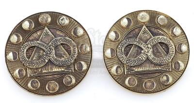 Lot # 32: THE HOUSE WITH A CLOCK IN ITS WALLS - Two Eclipse Pattern Coins