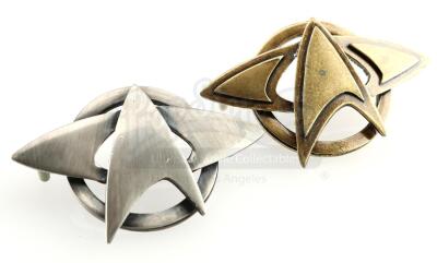 Lot # 220: STAR TREK INTO DARKNESS (2013) - Two Starfleet Pins