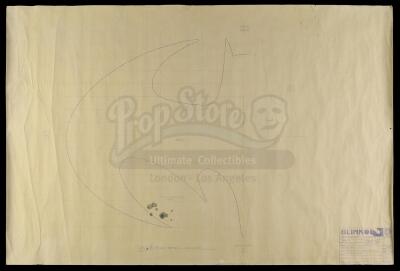 Lot #113 - BATMAN FOREVER (1995) - Bat-Signal Blueprint