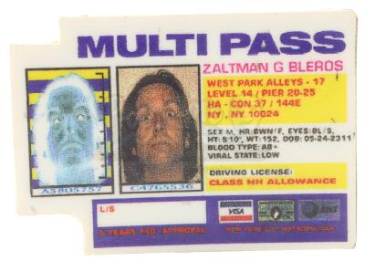 Lot #243 - FIFTH ELEMENT, THE (1997) - Zaltman G Bleros Multi Pass