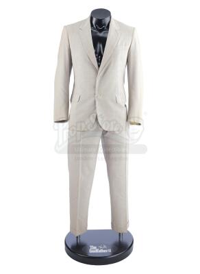 Lot #299 - GODFATHER: PART II, THE (1974) - Michael Corleone's (Al Pacino) Tan Miami Suit Display