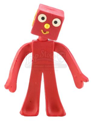 Lot #314 - GUMBY SHOW, THE (T.V. SERIES, 1955-1969) - Blockhead G Clay Puppet