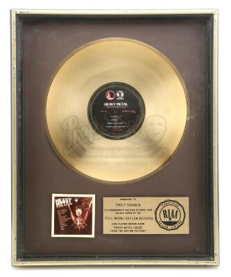 Lot #328 - HEAVY METAL (1981) - Framed Heavy Metal Soundtrack Gold Record