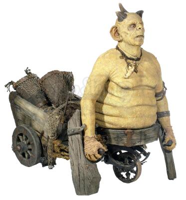 Lot #333 - HELLBOY II: THE GOLDEN ARMY (2008) - Bethmoran Goblin (John Alexander) and Cart Display