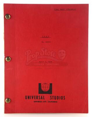 Lot #387 - JAWS (1975) - Final Draft Script