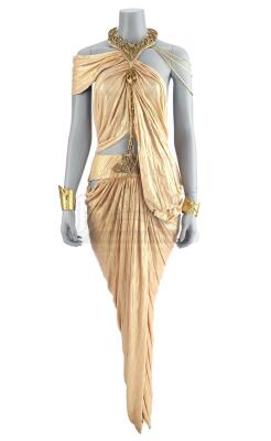 Lot #395 - JOHN CARTER (2012) - Stunt Bridesmaid Dress and Bracelets