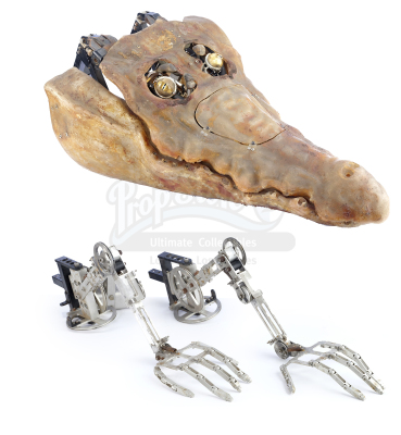 Lot #417 - JUMANJI (1995) - Animatronic Crocodile Head and Forefeet