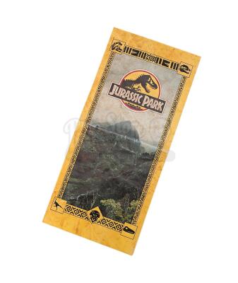 Lot #420 - JURASSIC PARK (1993) - Dirtied Park Visitor Brochure