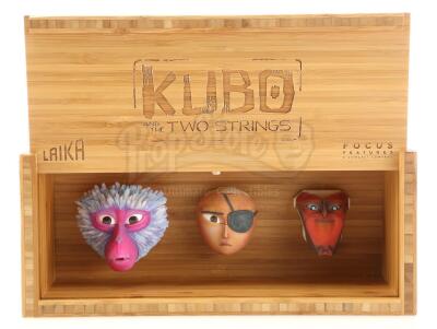 Lot #435 - KUBO AND THE TWO STRINGS (2016) - LAIKA Stop-Motion Puppet Face Set