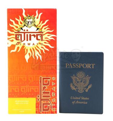 Lot #461 - LOST (T.V. SERIES, 2004-2010) - Jack Shephard's (Matthew Fox) Passport and Ajira Airways Ticket