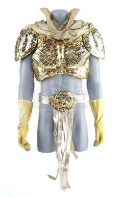 Lot #480 - MASTERS OF THE UNIVERSE (1987) - Skeletor's (Frank Langella) Gold Armor