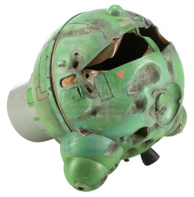 Lot #550 - RED DWARF V: TERRORFORM (T.V. SERIES, 1992) - Crashed Starbug Cockpit Model Miniature Section