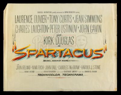 Lot #595 - SPARTACUS (1960) - Hand-Drawn Poster Concept Illustration