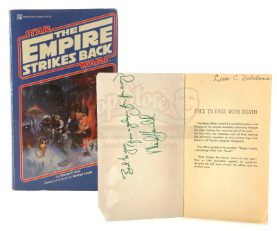 Lot #708 - STAR WARS: THE EMPIRE STRIKES BACK (1990) - Mark Hamill-Autographed First-Edition Novelization