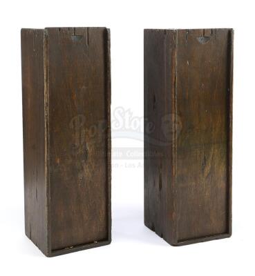 Lot # 5: THE HAUNTING OF HILL HOUSE - Two Hill House Vintage Wine Bottle Boxes