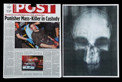 Lot # 98: Marvel's The Punisher (TV Series) - Dinah Madani's Frank Castle Skull X-Ray and Files