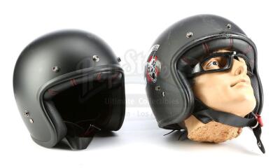 Lot # 110: Marvel's The Punisher (TV Series) - Dogs of Hell Motorcycle Helmet and Stunt Helmeted Head