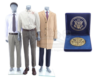 Lot # 136: Marvel's The Punisher (TV Series) - William Rawlins's Medal with Three Bloodied Costumes